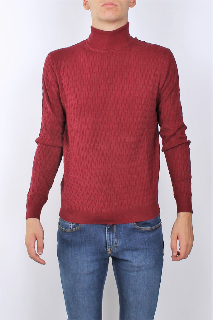 Must-Have Patterns and Prints for Men’s High Neck Sweaters插图