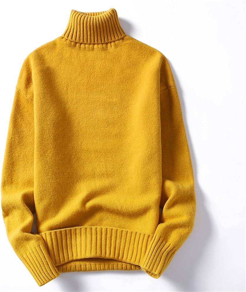 Yellow turtleneck sweater mens缩略图