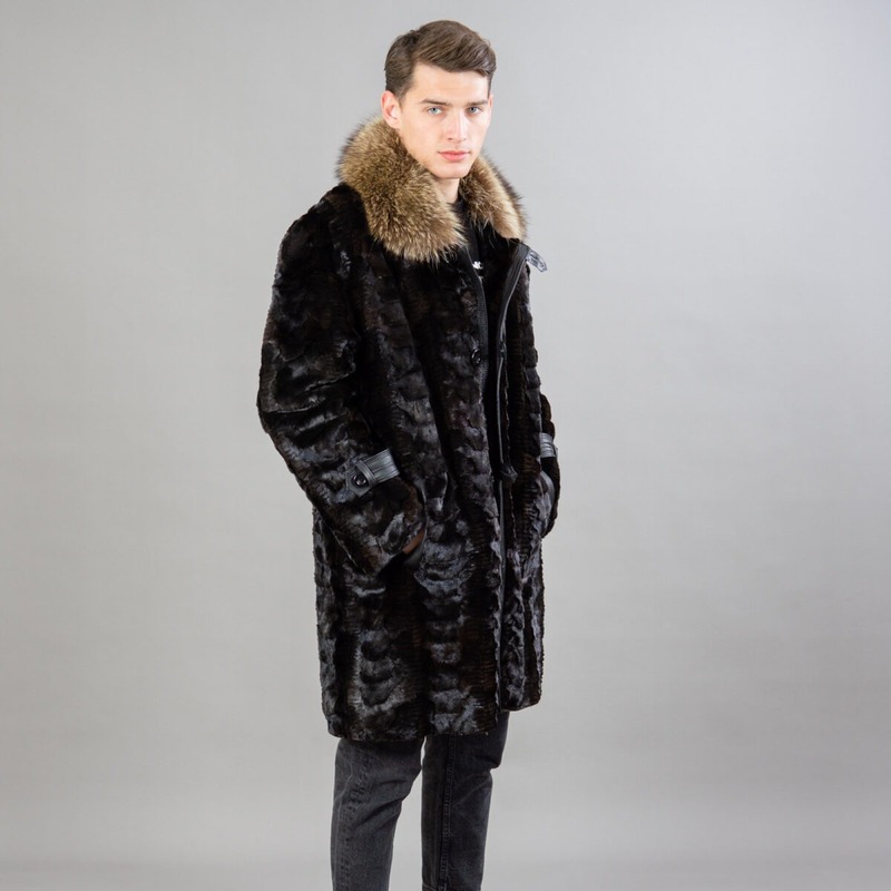 Mink coat for men 