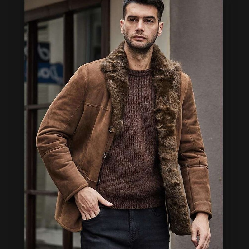 Men's teddy coat