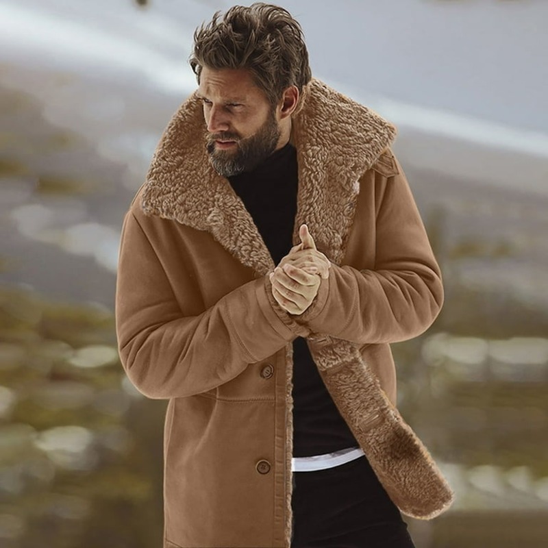 Men's teddy coat