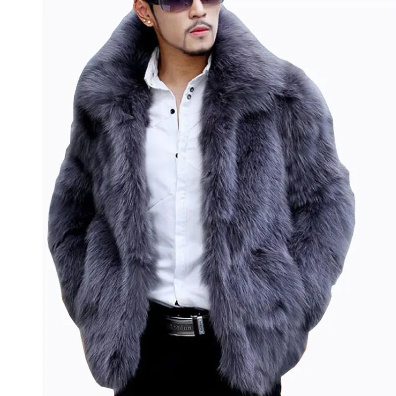 Faux fur coat