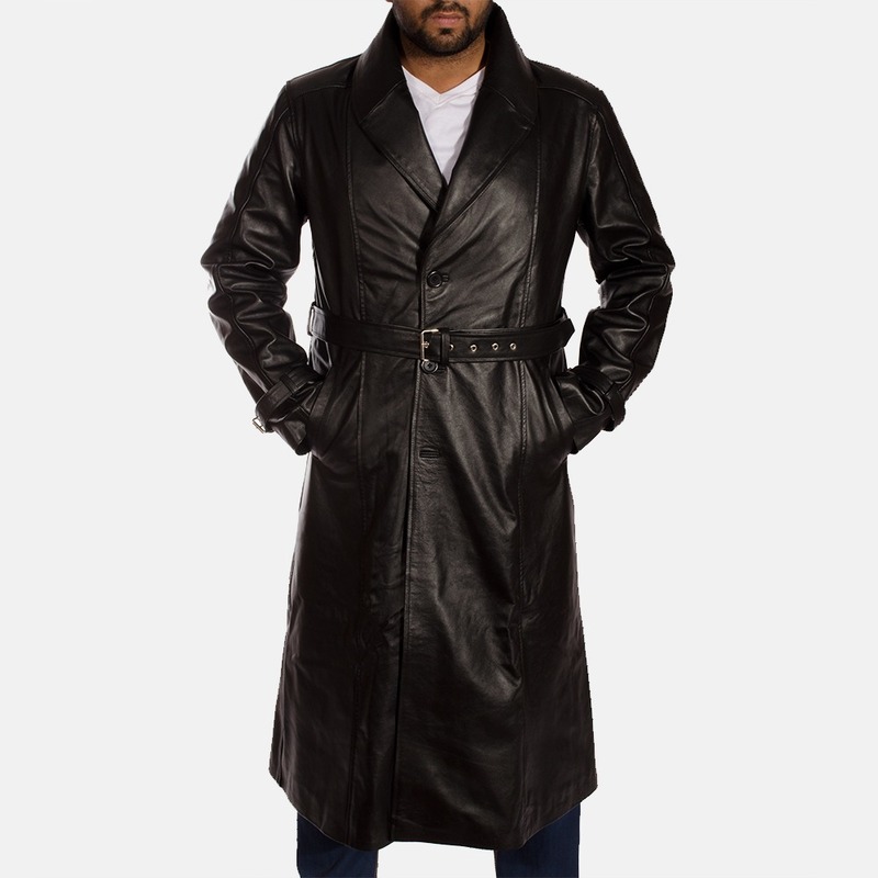 Men’s Black Trench Coat