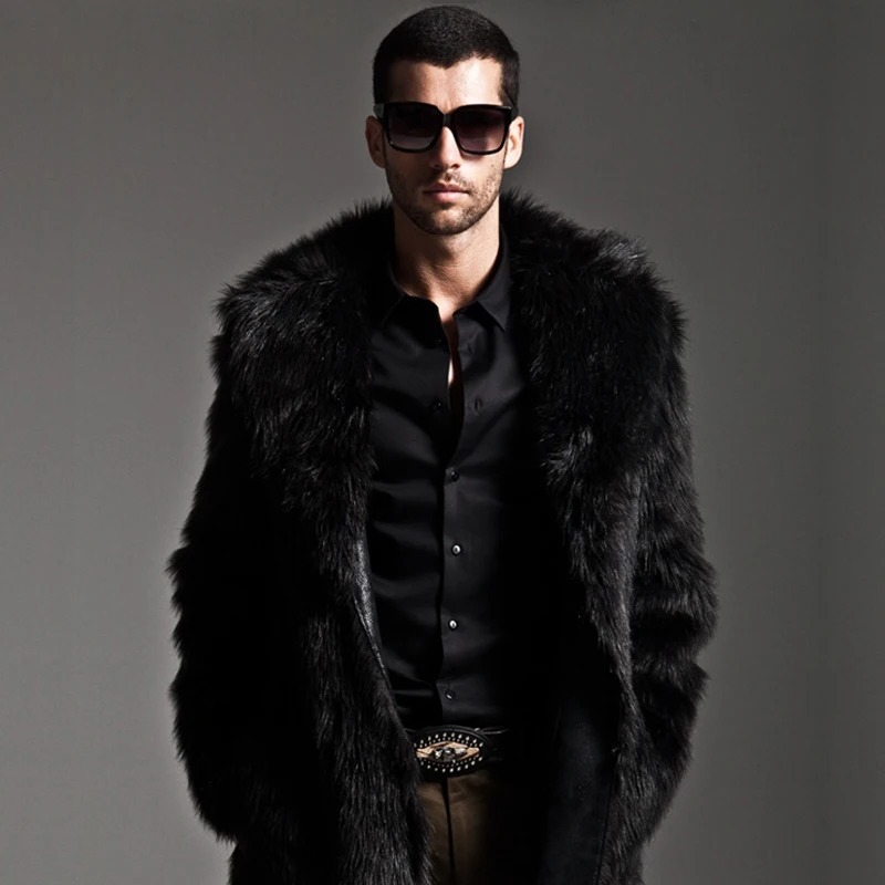 Faux fur coat