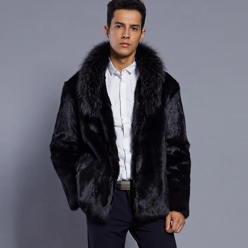 Mink coat for men 