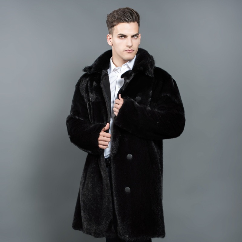 Mink coat for men