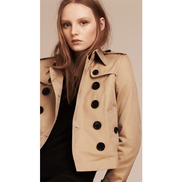cropped trench coat