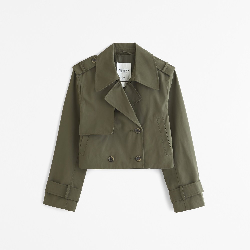 cropped trench coat