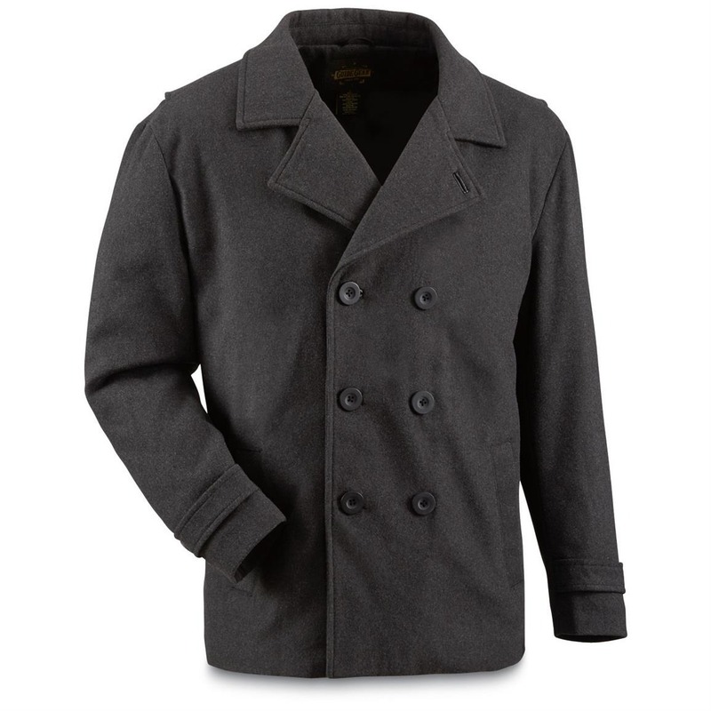 Men's pea coat