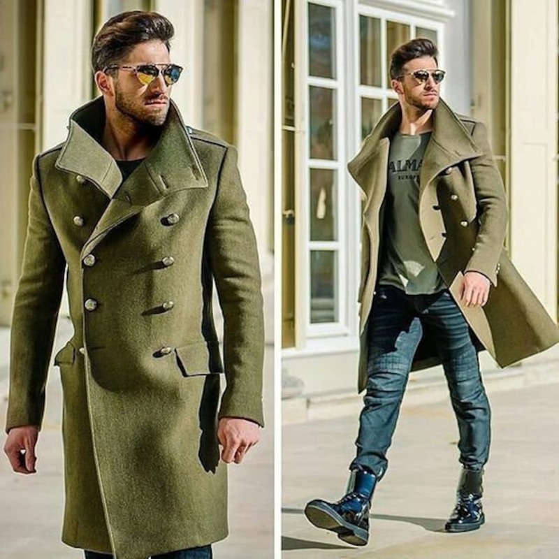 Double breasted coat