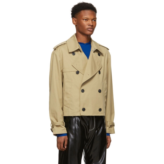 cropped trench coat