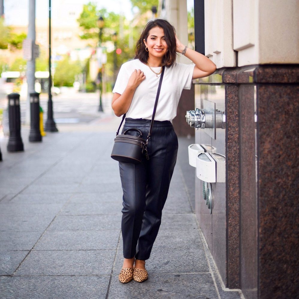 leather pants outfit