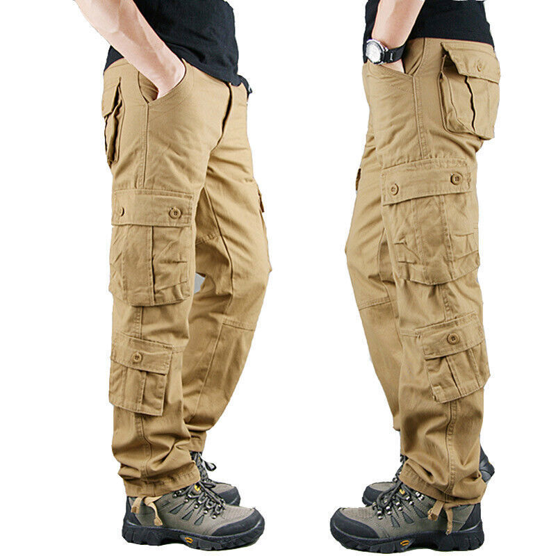 khaki cargo pants