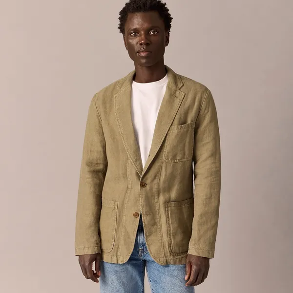 men's unstructured blazer