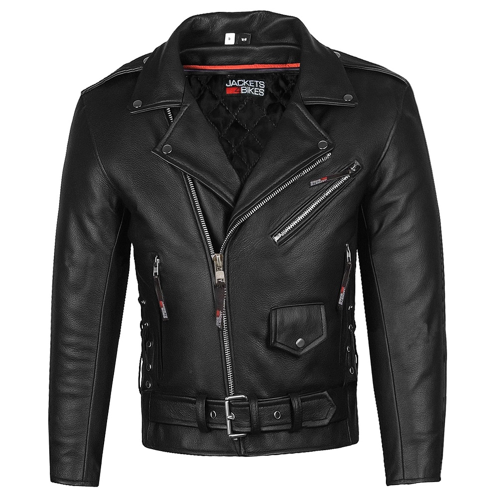 leather biker jacket