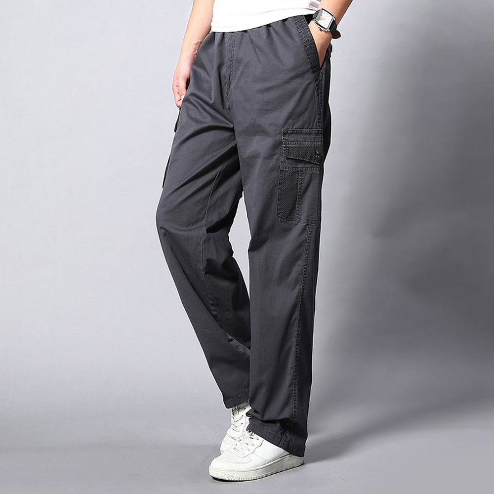 gray cargo pants