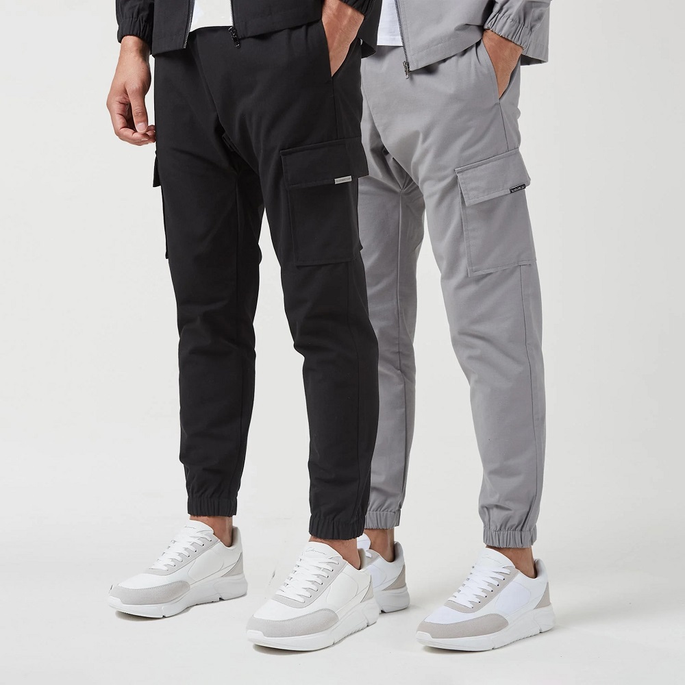 gray cargo pants