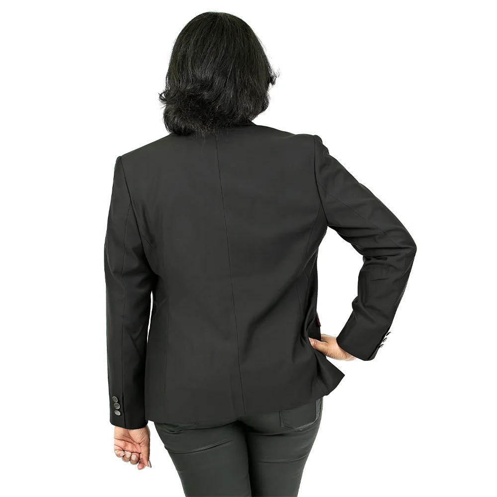 classy black blazer