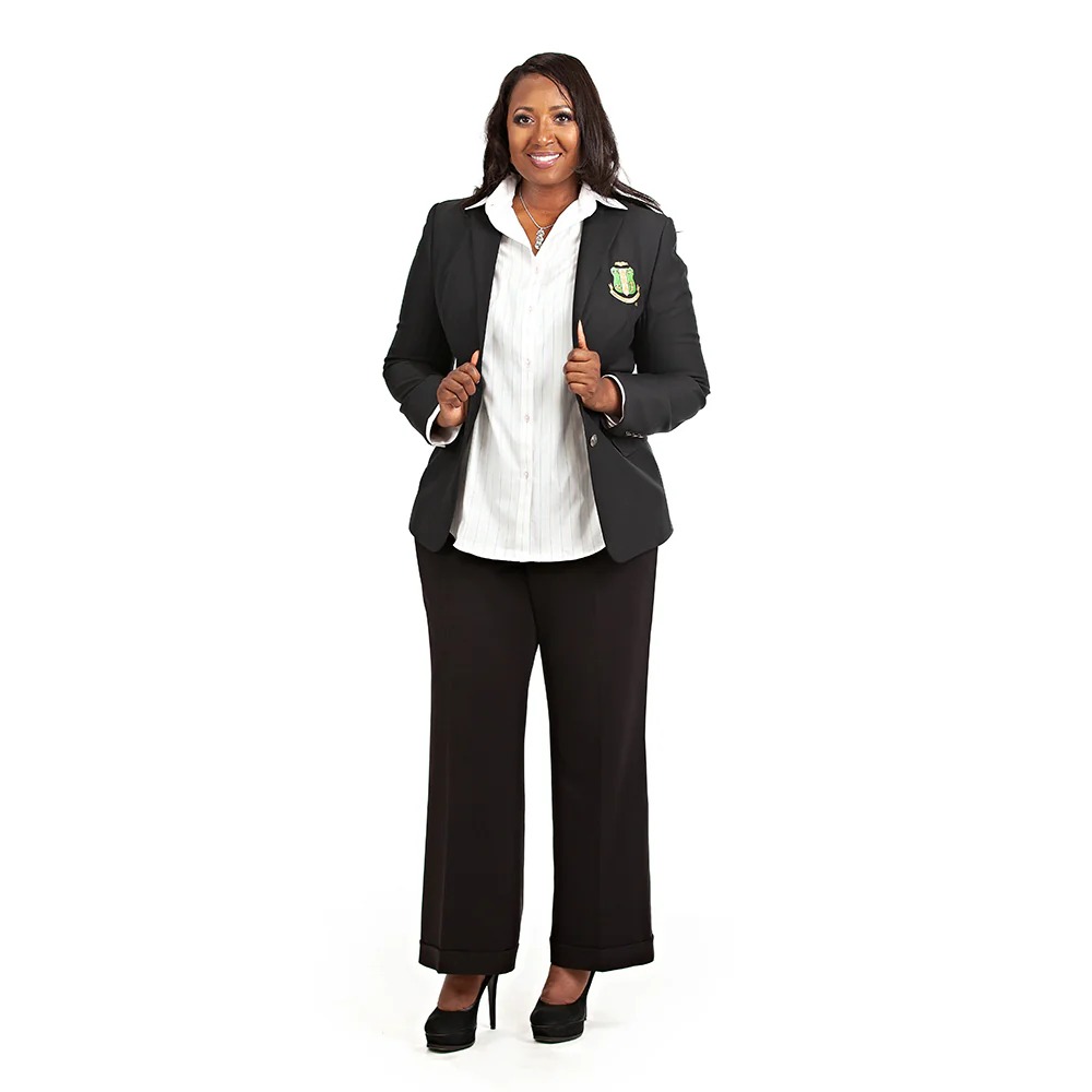 classy black blazer