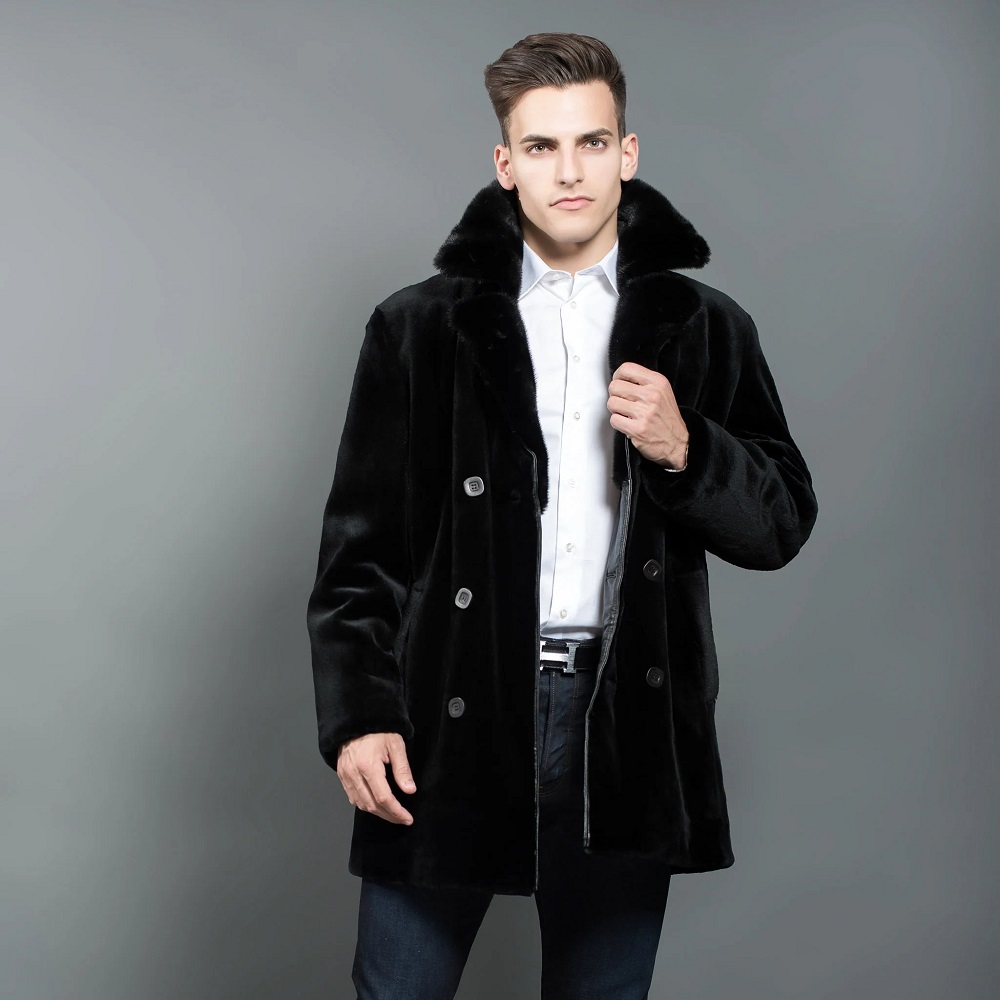 men's fur coat