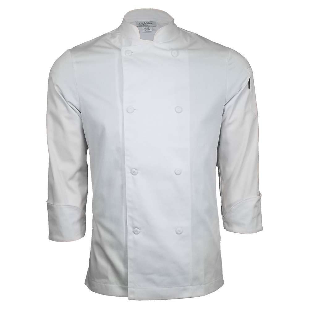 white chef coat