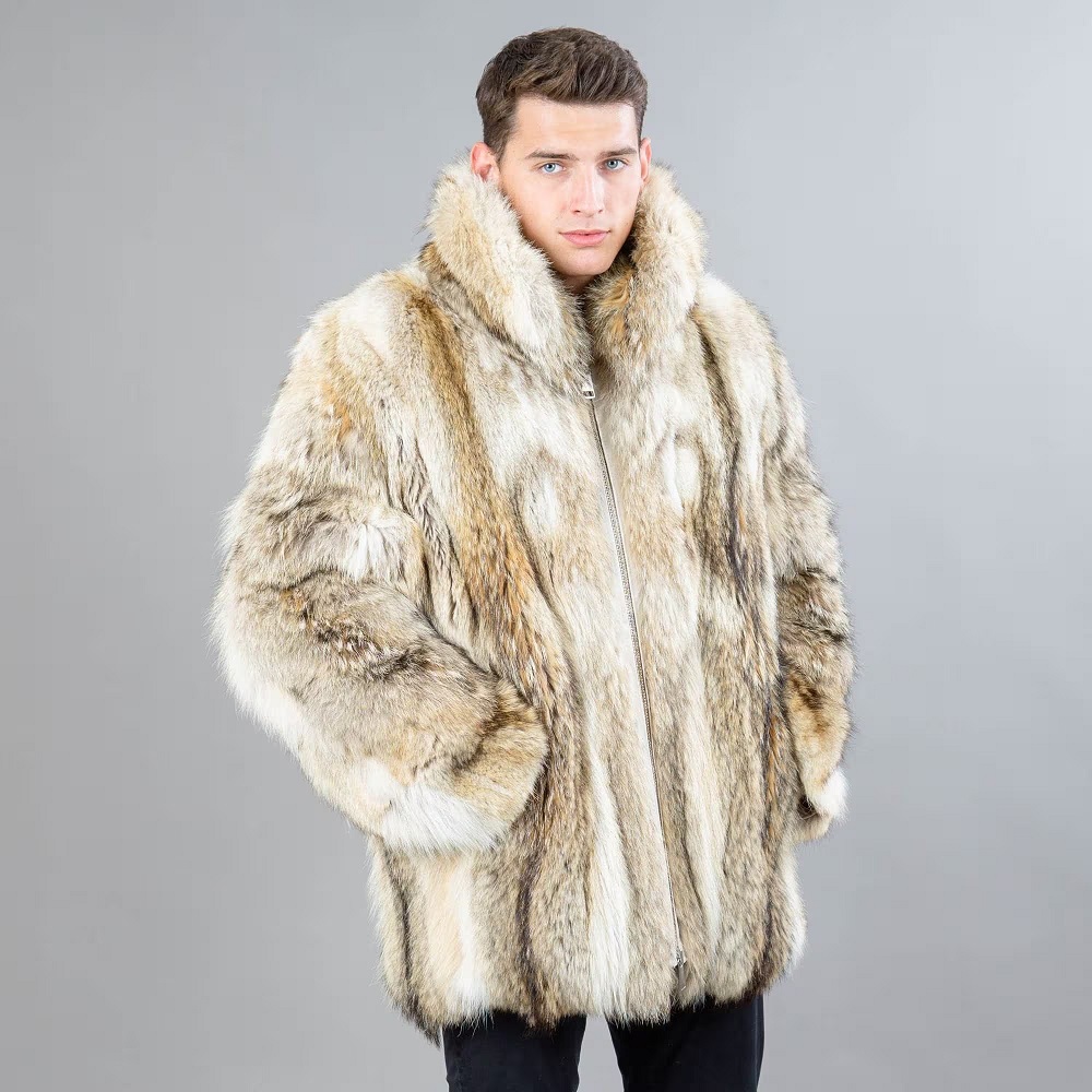 men's fur coat