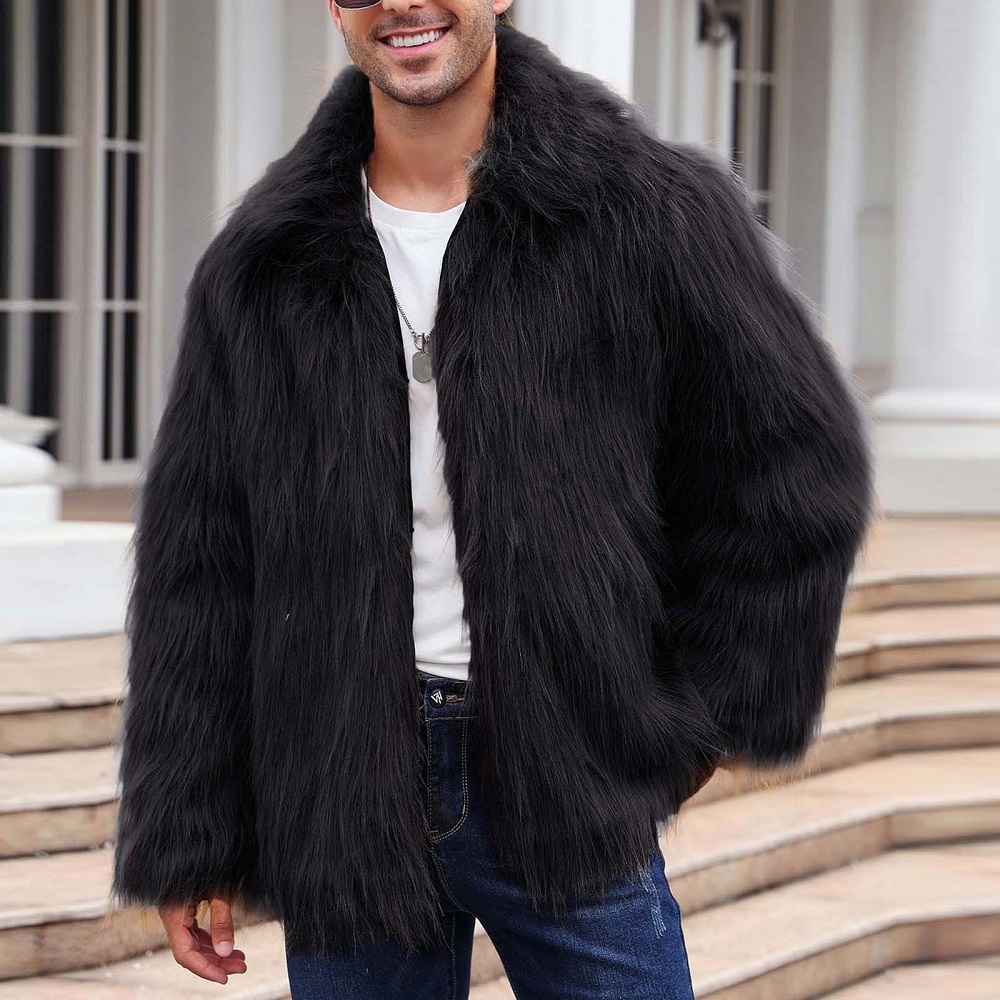 men's fur coat