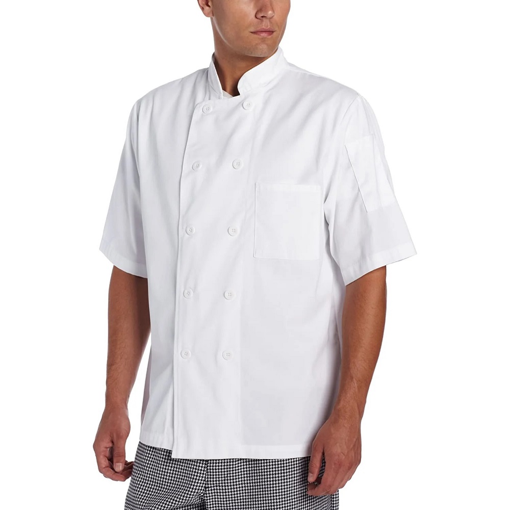 white chef coat