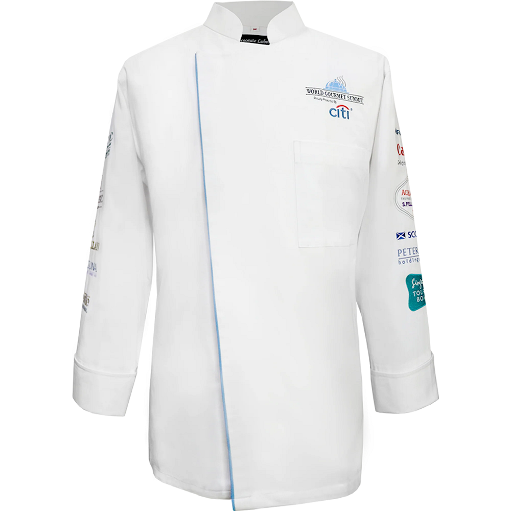 white chef coat