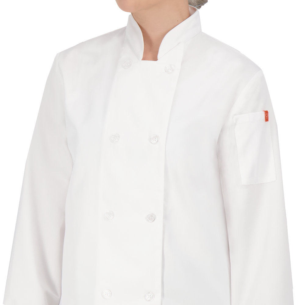 white chef coat