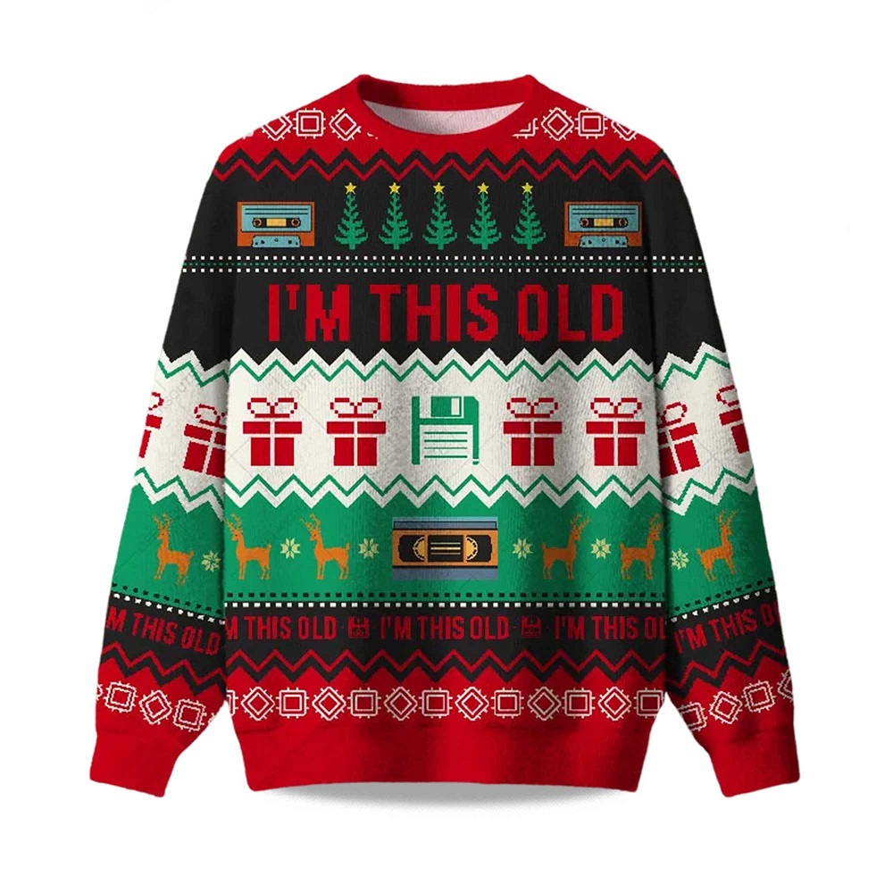 vintage ugly christmas sweater