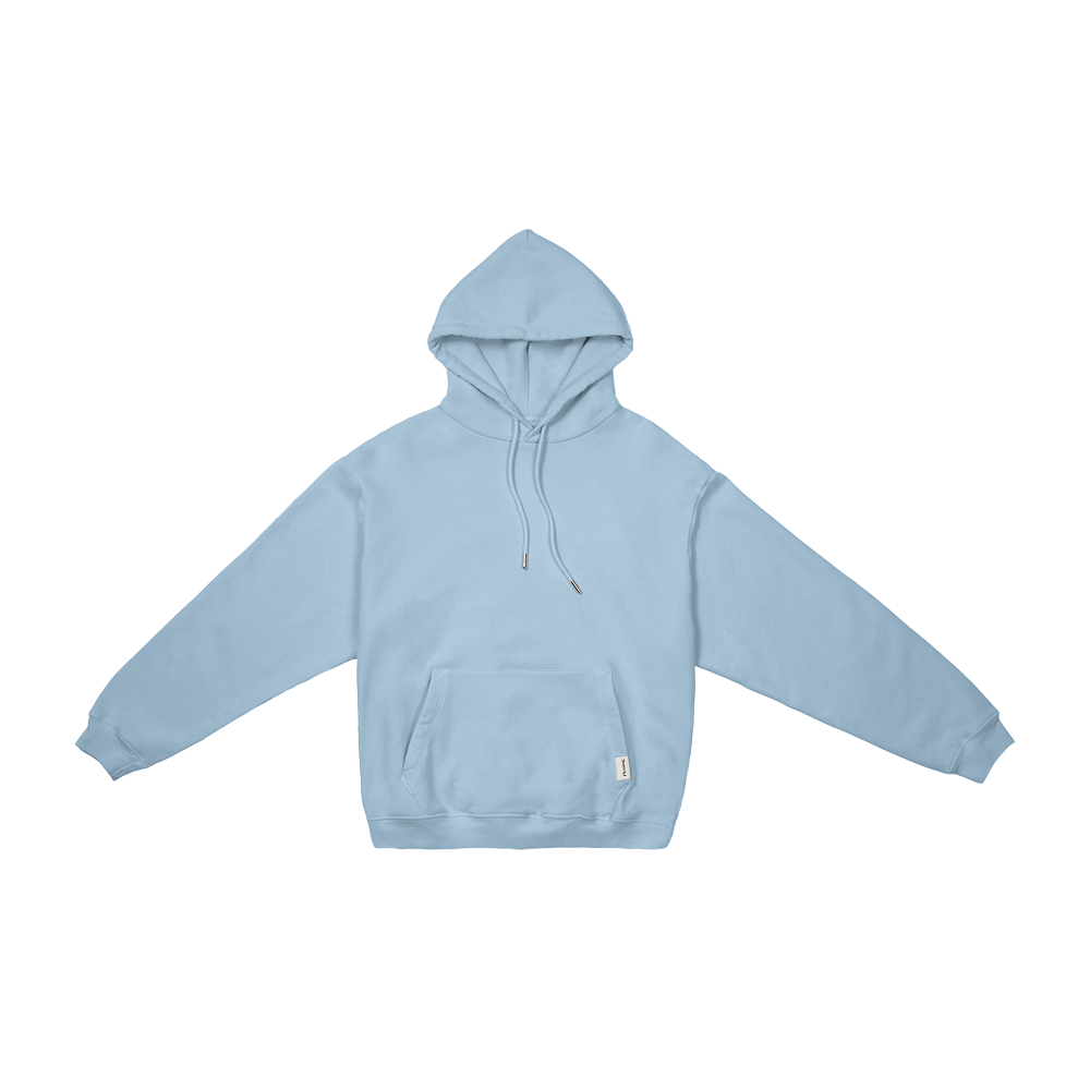 light blue hoodies