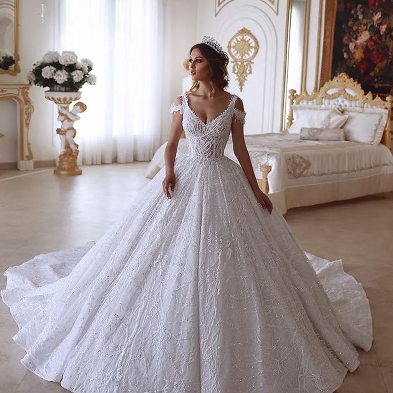 corset ball gown wedding dress