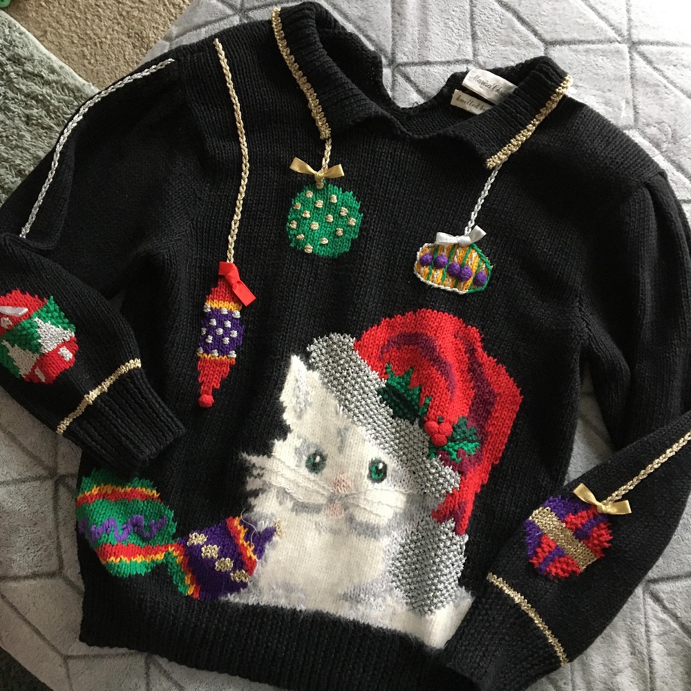 vintage ugly christmas sweater