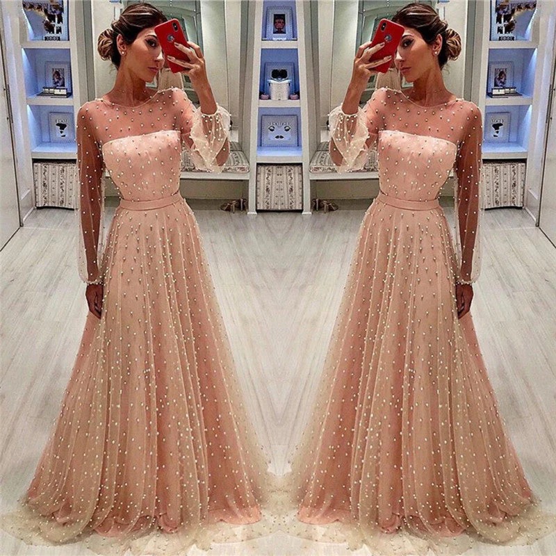 gown with sleeves
