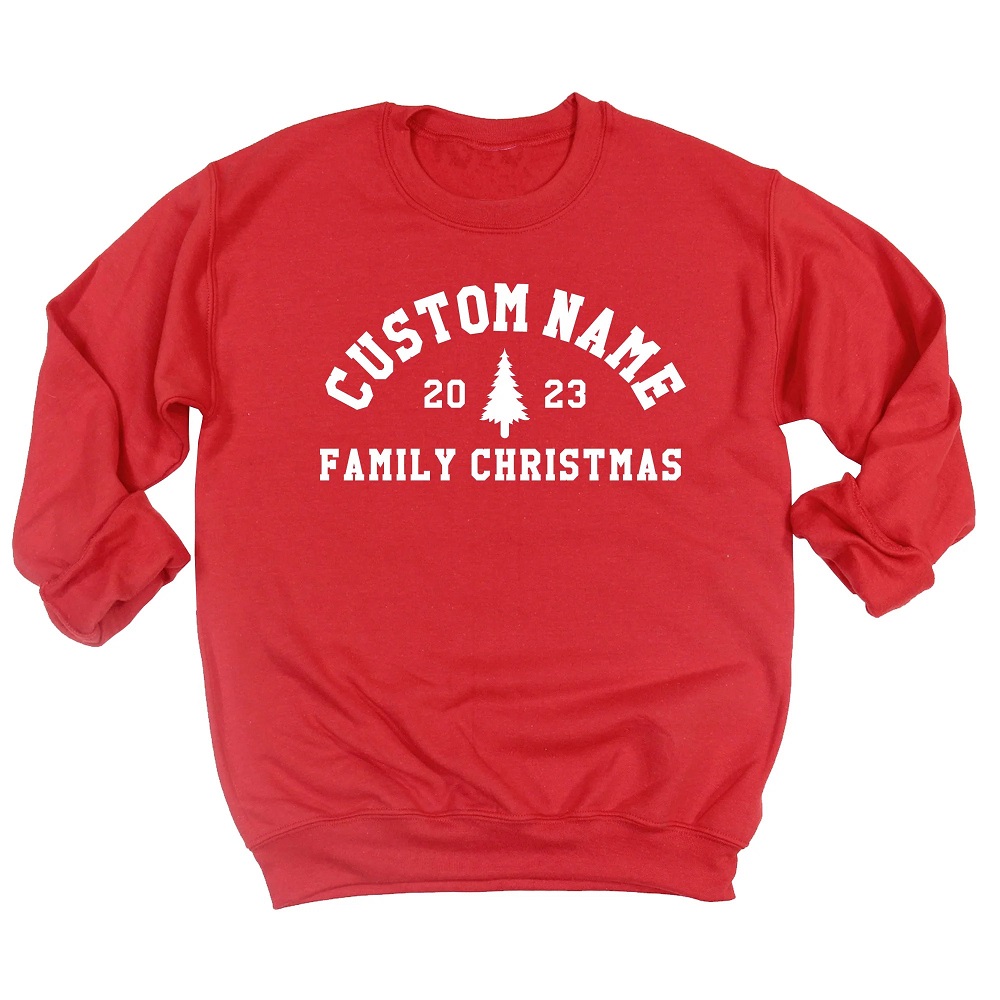 custom christmas sweatshirts