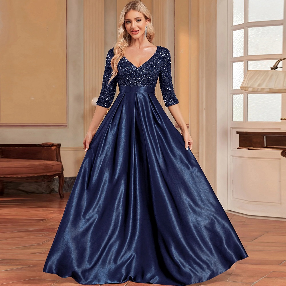 gown with sleeves