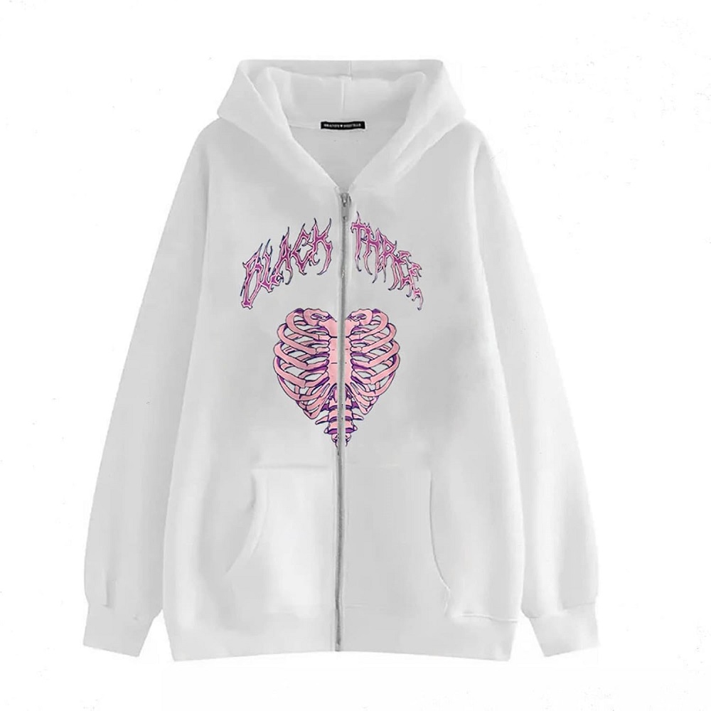 graphic zip up hoodies