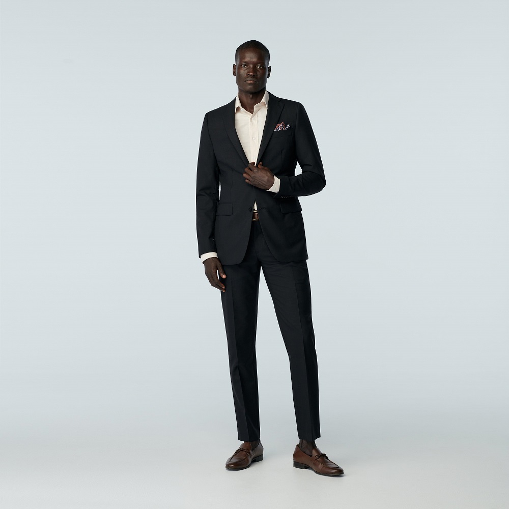 mens black blazer outfit