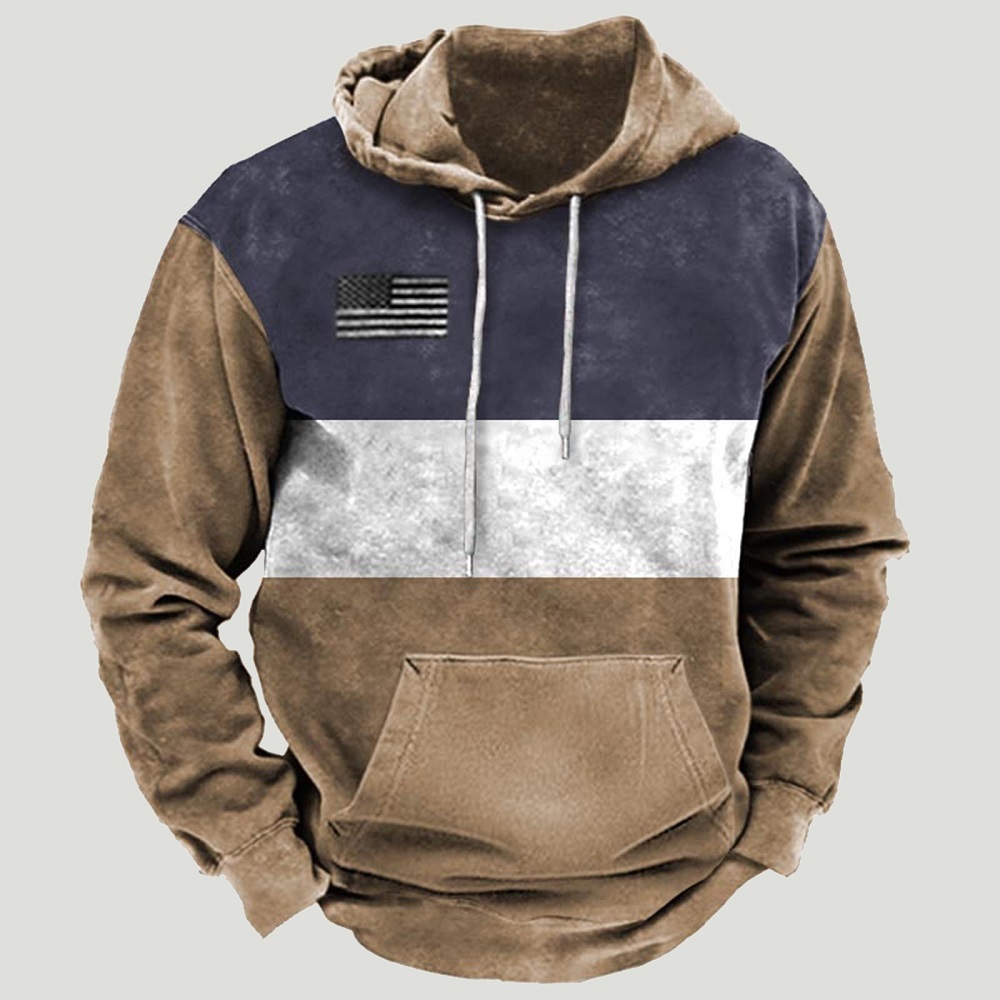 patchwork hoodies