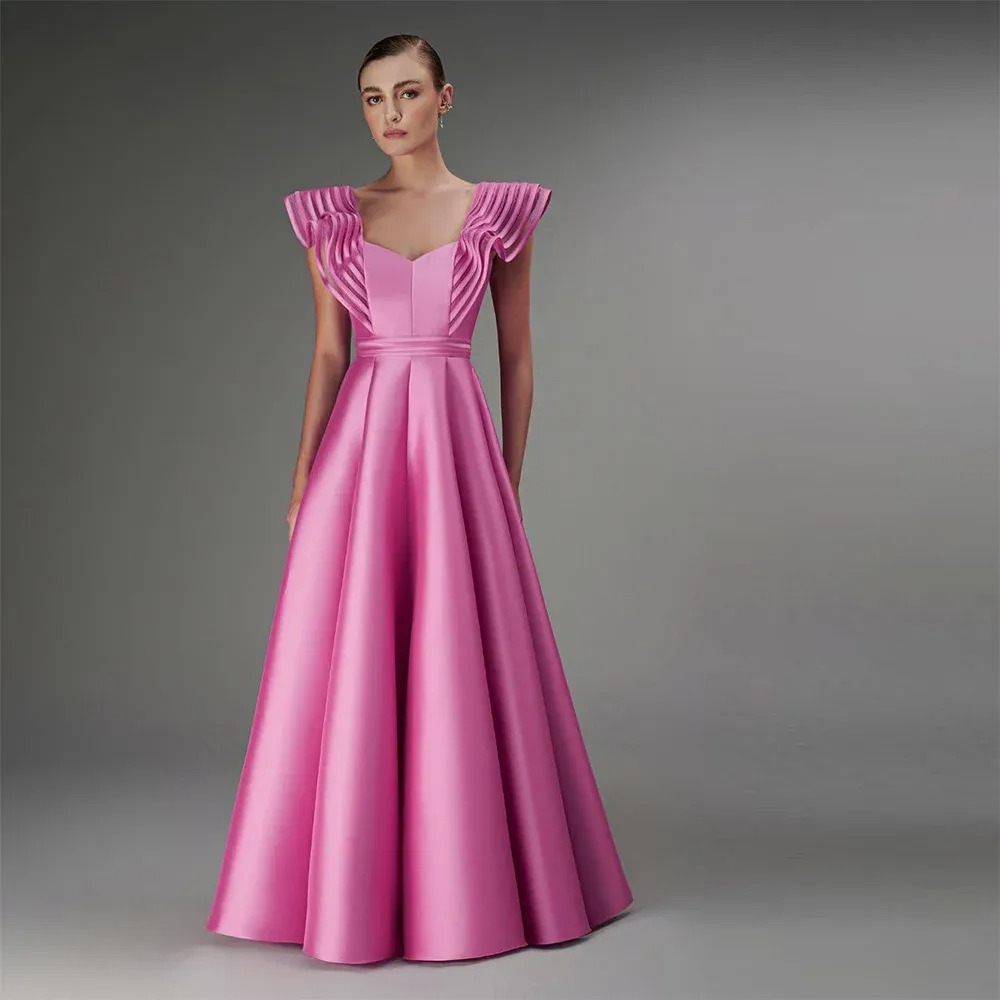 hot pink formal gown
