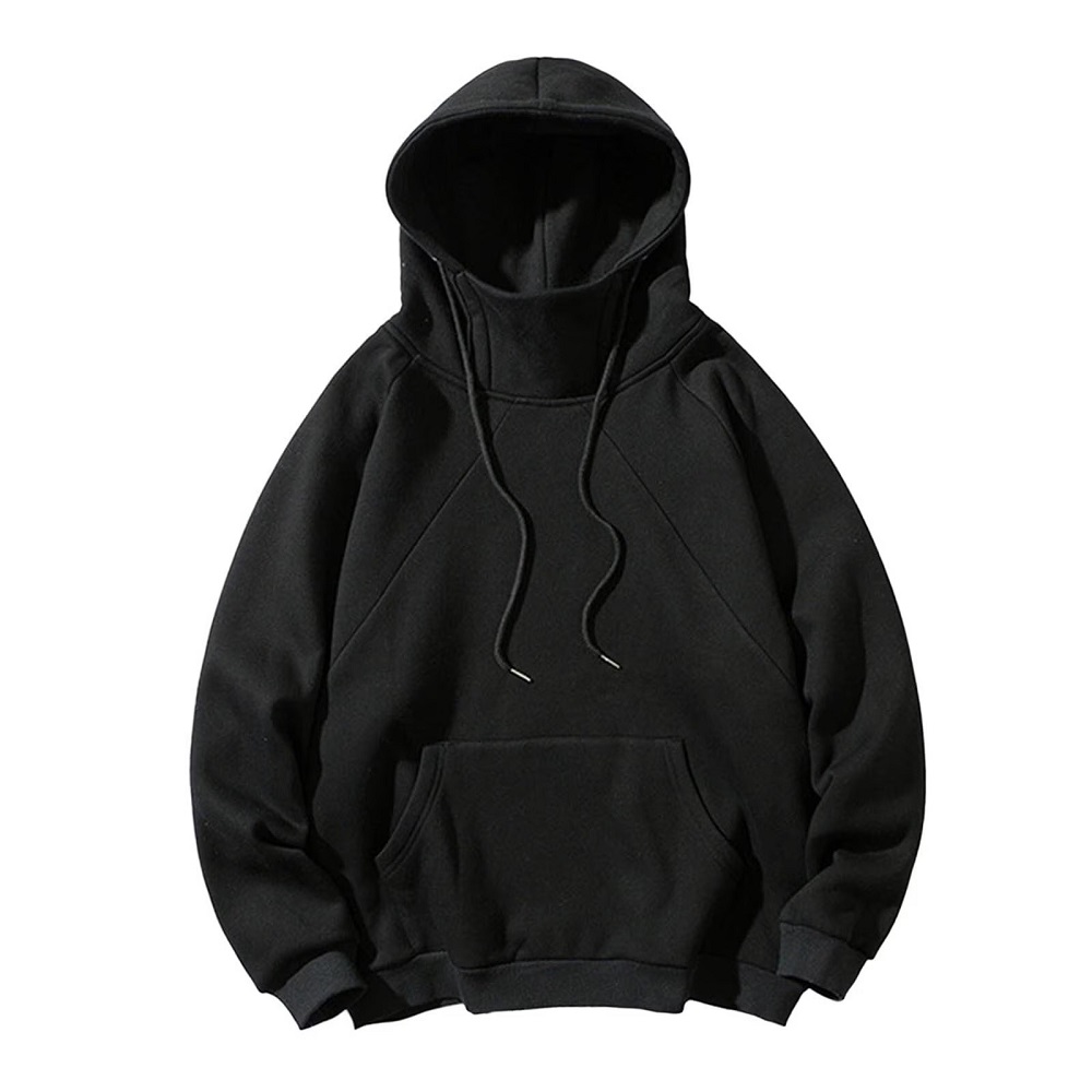 plain black hoodies