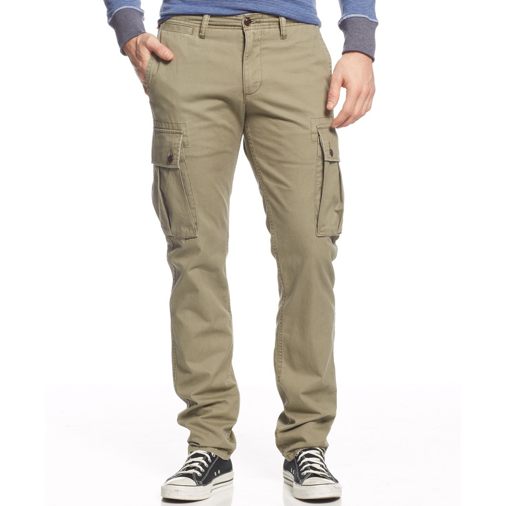 slim fit cargo pants