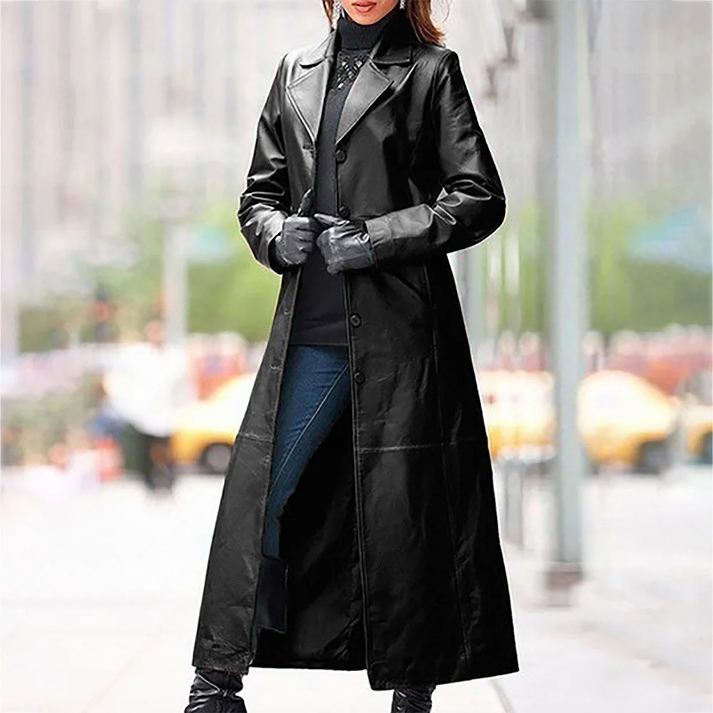 black trench coat womens