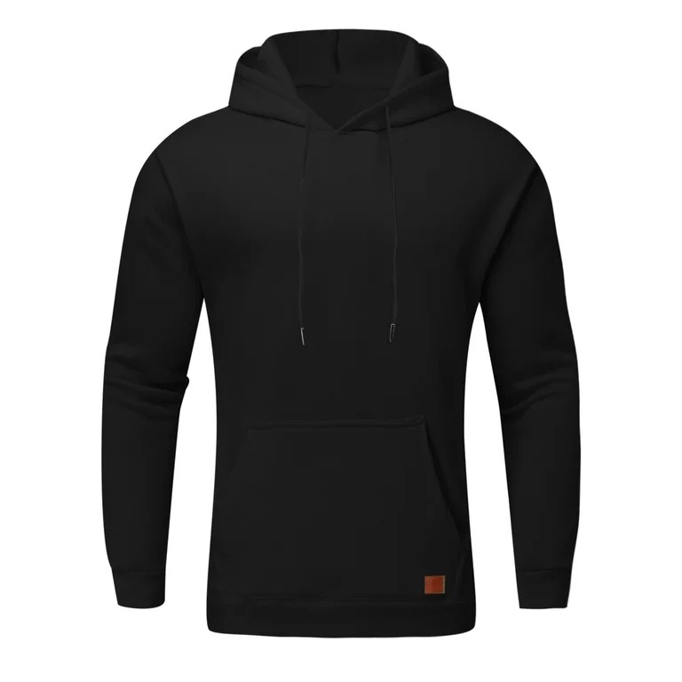 plain black hoodies