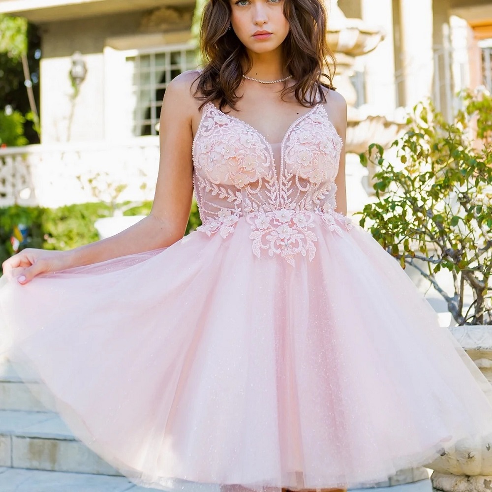 short ball gown