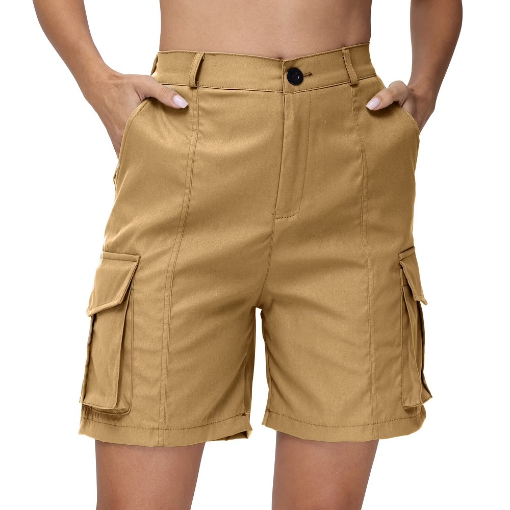 womens khaki shorts