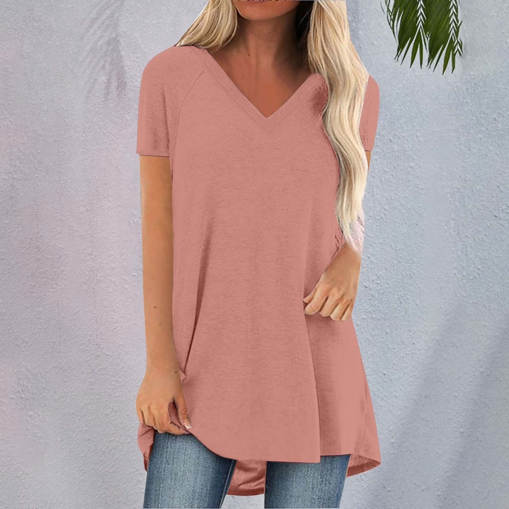 v neck t shirts women