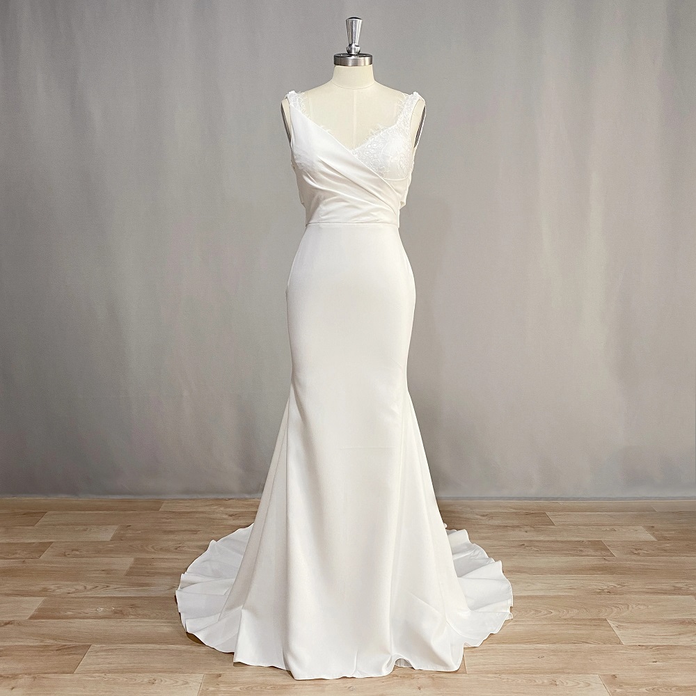 simple bridal gown