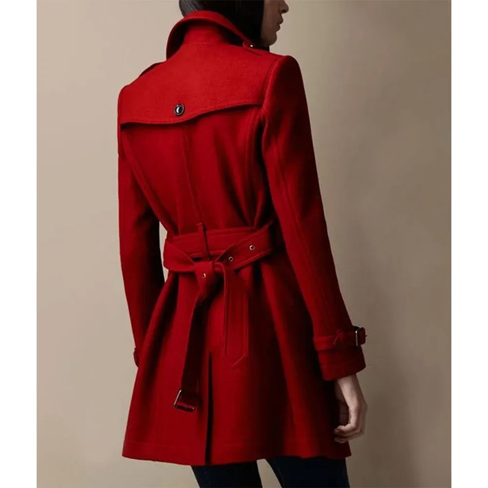 womens wool trench coat